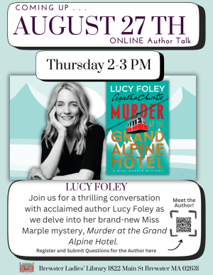 Virtual Speaker Series: High Altitudes & High Stakes: A Miss Marple Mystery with Lucy Foley image