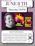 Hold onto your heart-patterned boxers! Matt Dinniman, New York Times bestselling author of the wildl