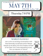 Join us for an exciting conversation with internationally acclaimed author Marjan Kamali as we delve