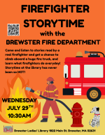 Join us for a special storytime with Brewster Whitecaps baseball players, Cappy the mascot, autograp