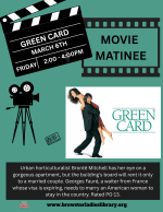 Green Card Movie Matinee