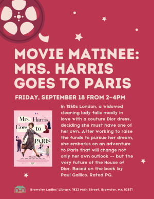 Movie Matinee: Mrs. Harris Goes to Paris image
