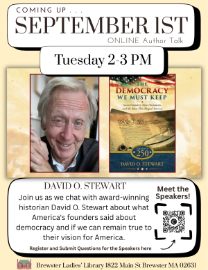 Virtual Speaker Series: The Democracy We Must Keep with David O. Stewart image