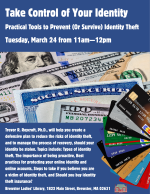 A pile of money, credit cards, and a social security card.