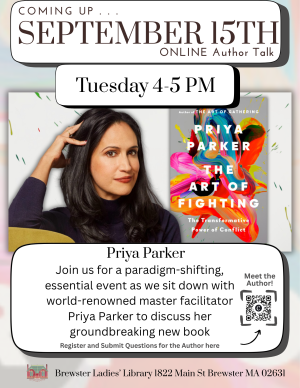 Virtual Speaker Series: The Art of Fighting: Building Stronger Relationships with Priya Parker image