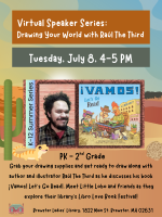 Join author and illustrator Raúl The Third as he discusses his book ¡Vamos! Let’s Go Read!. Meet