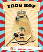 Frog Hop Carnival Game with frogs