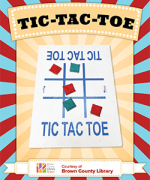 Tic Tac Toe Carnival Game with bean bags.