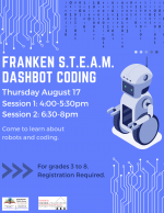 FrankenS.T.E.A.M. Dashbot Coding  (B, MCI)