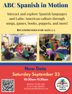 ABC Spanish in Motion (B, MCI) Rescheduled Date 