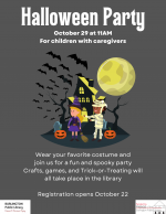 Halloween Party (Children & Caregivers)