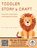 Toddler Story & Craft (A,B,MCI)