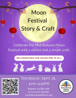 Moon Festival Story & Craft (B,MCI)