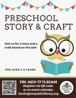 Preschool Story & Craft  (A,B.MCI)