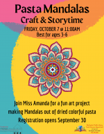 Pasta Mandalas: Best for Ages 3 - 6