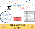 Teen Event: Celebrate Pi Day! (B, C)