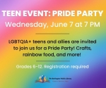 Teen Event: Pride Party