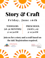 Toddler Story & Craft