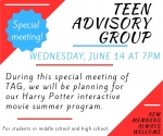 Teen Advisory Group: Interactive Movie Planning