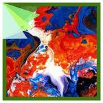 Teen Pour Paint