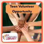 Teen Volunteer Opportunity