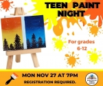 Teen Paint Night