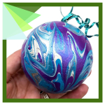 Teen Pour Paint Ornaments 