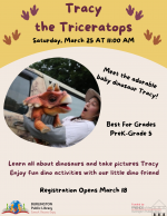 Meet Tracy the Triceratops