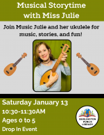 Musical Story Time with Music Julie (A, B,MCI)