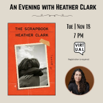 Author and book cover