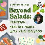 Speaker with images of healthy foods