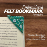 felt bookmark