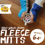 fleece handwarmer mittens