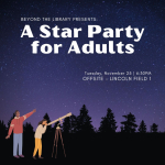 Image of people and a telescope star gazing