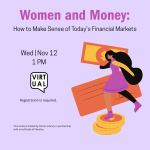 Graphic of woman carrying a paper bill