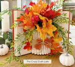 DIY Book Fall Flower Arrangement