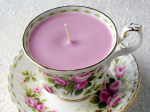 Celebrating Jane Austen's 250th Birthday with making a tea cup turned into a candle holder
