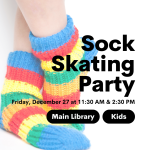 Indoor Sock Skating Party, ages 5-12