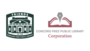 The Friends of the Concord Free Public Library and the Concord Free Public Library Corporation logos