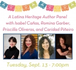 Zoom Program: A Latina Heritage Author Panel