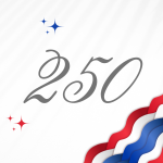 250 red white and blue