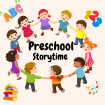 Preschool Children Holding Hands in a Circle