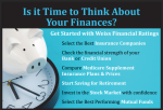 Teal background white piggybank financial database promotion.