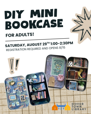 DIY Mini Bookcase, For Adults! image