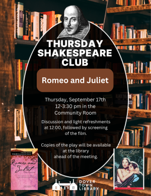 Thursday Shakespeare Club: Romeo & Juliet image