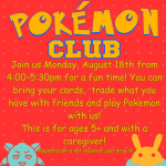 August Pokemon. 