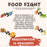 Food Fight. 