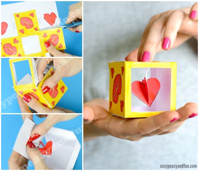 02/14/2020 Drop In Craft Valentine's Heart Box Parker Memorial Library