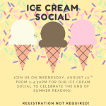 Ice Cream Social. 