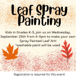 Leaf Spray Painting 